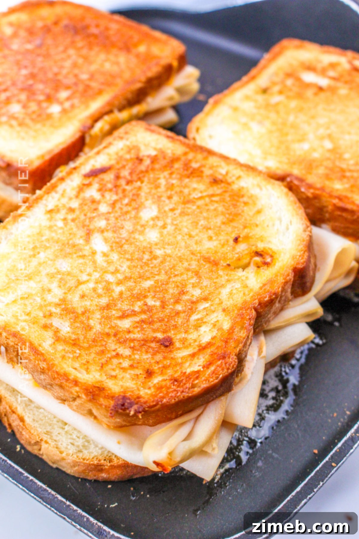 Smoky Chipotle Chicken Avocado Melt 14 making grilled sandwiches on the griddle