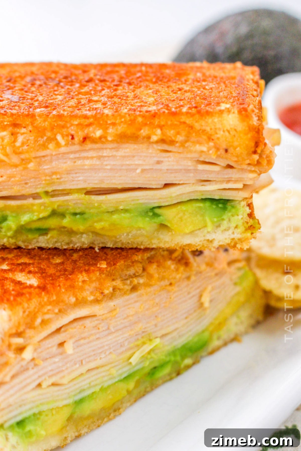 Smoky Chipotle Chicken Avocado Melt 3 sandwich meal