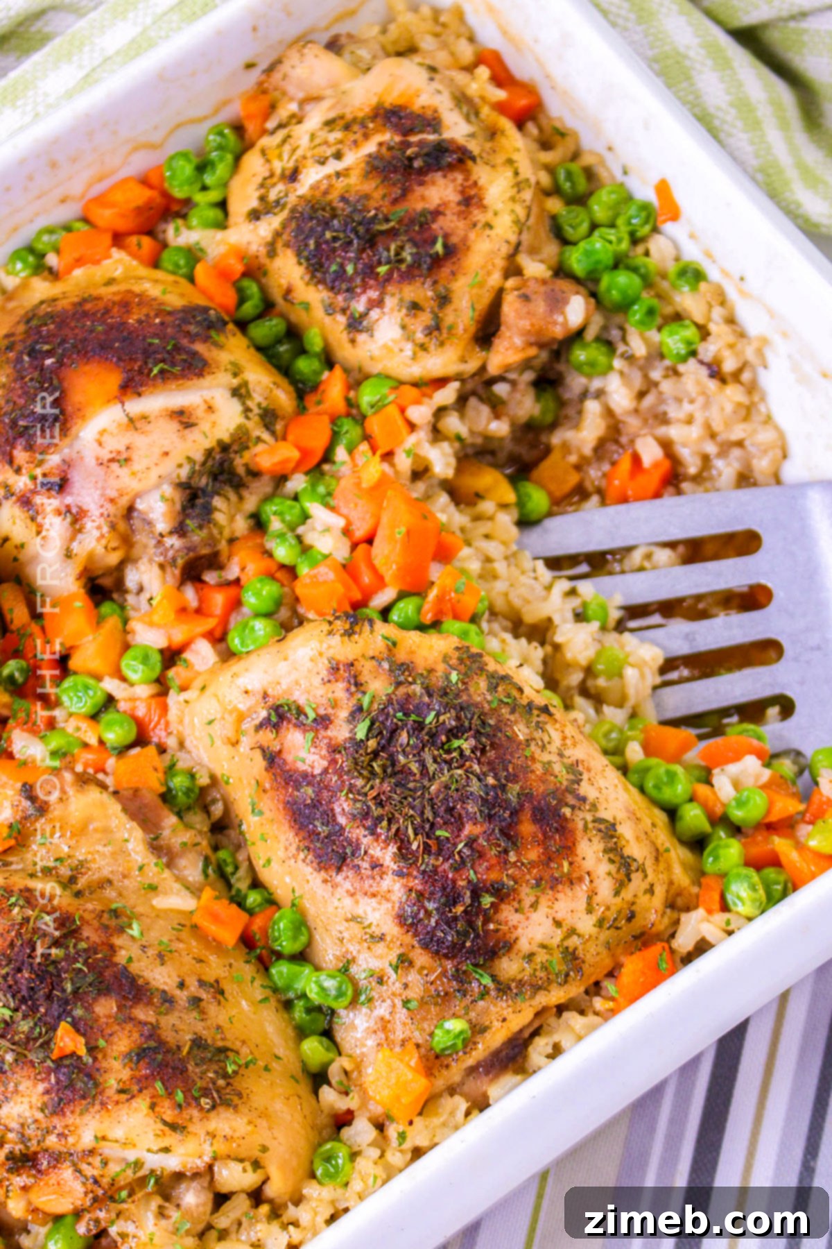 Wholesome Chicken and Brown Rice Bake 9 baked chicken and rice