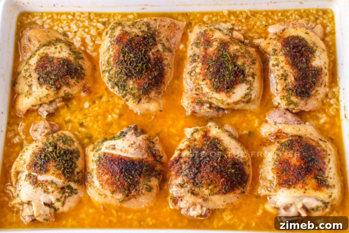 Wholesome Chicken and Brown Rice Bake 8 chicken casserole