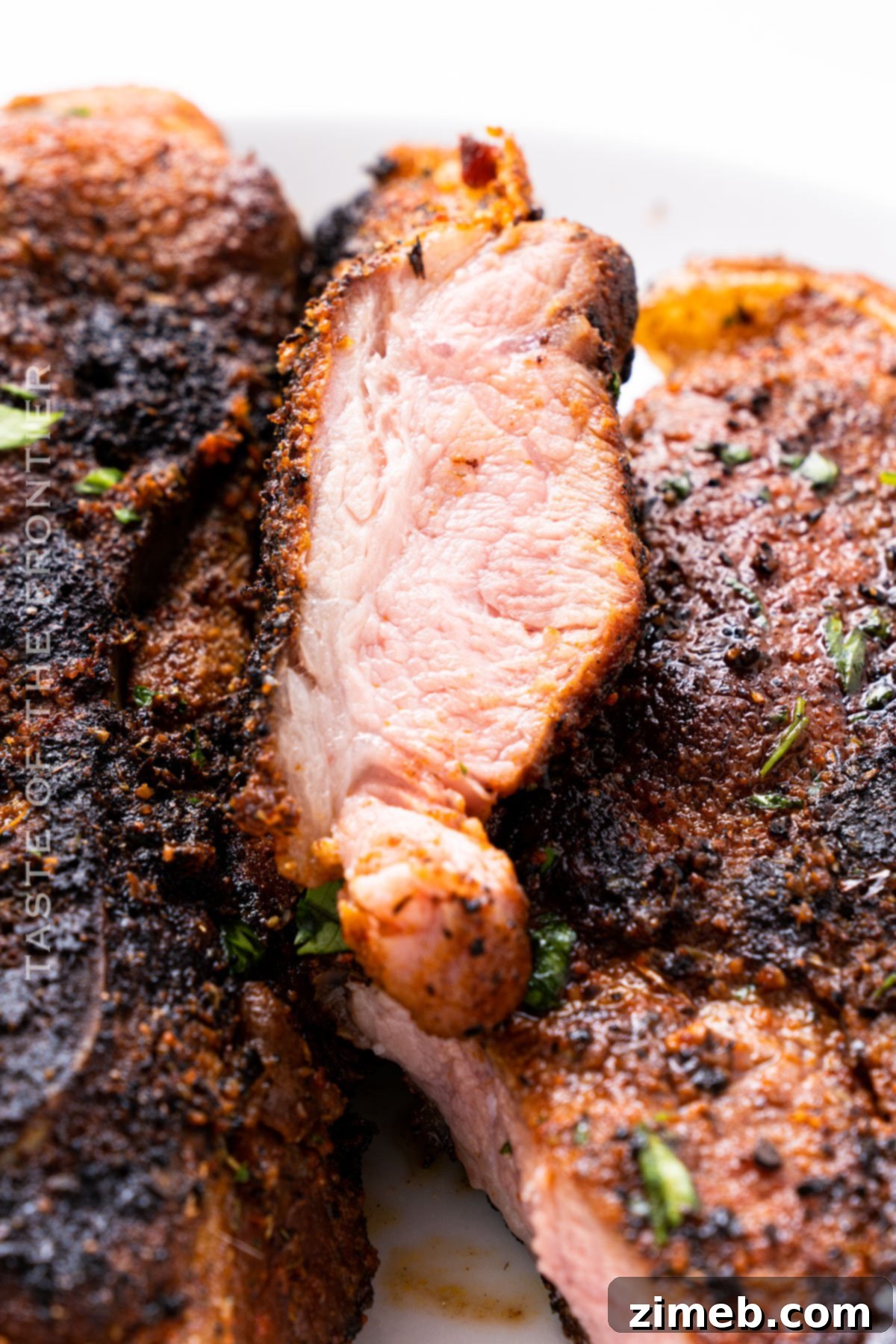 Juicy Garlic Herb Pork Steaks 3 juicy stovetop pork recipe