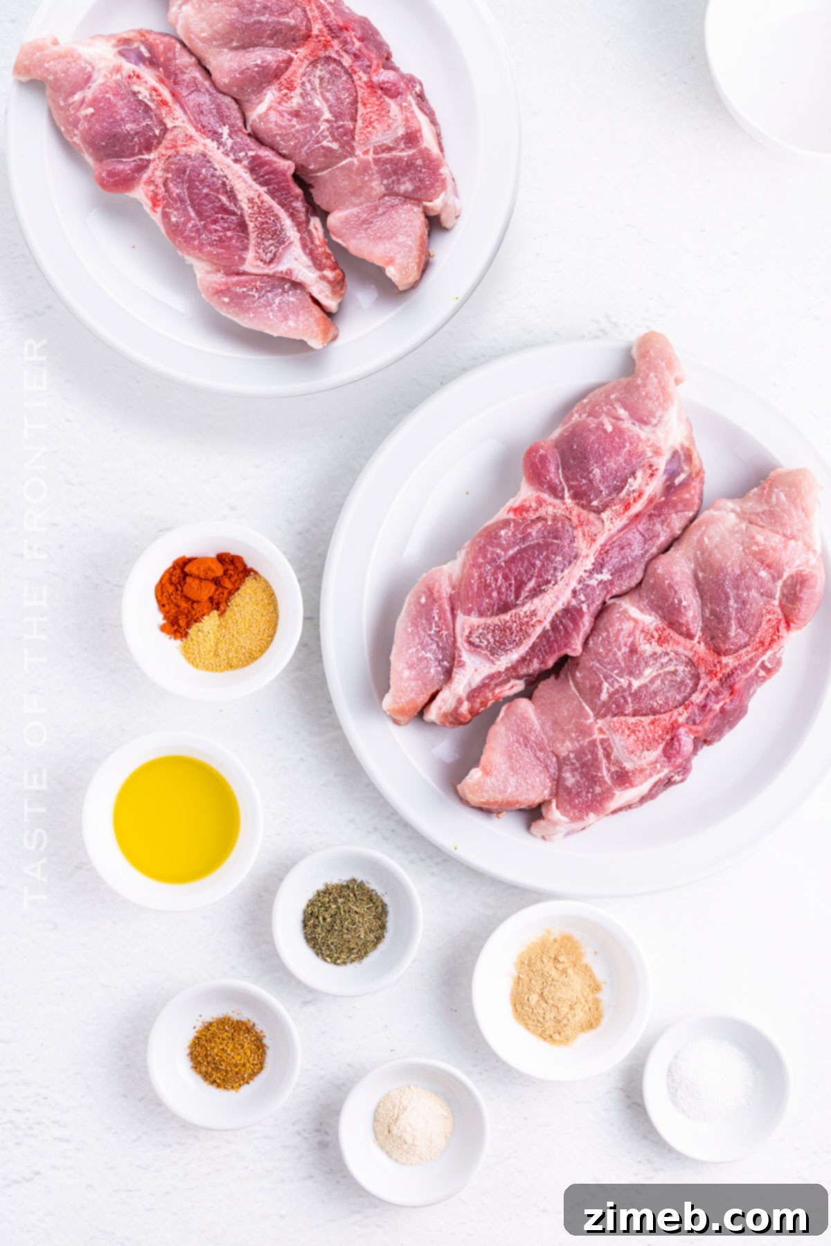 Juicy Garlic Herb Pork Steaks 4 Pork Steak ingredients