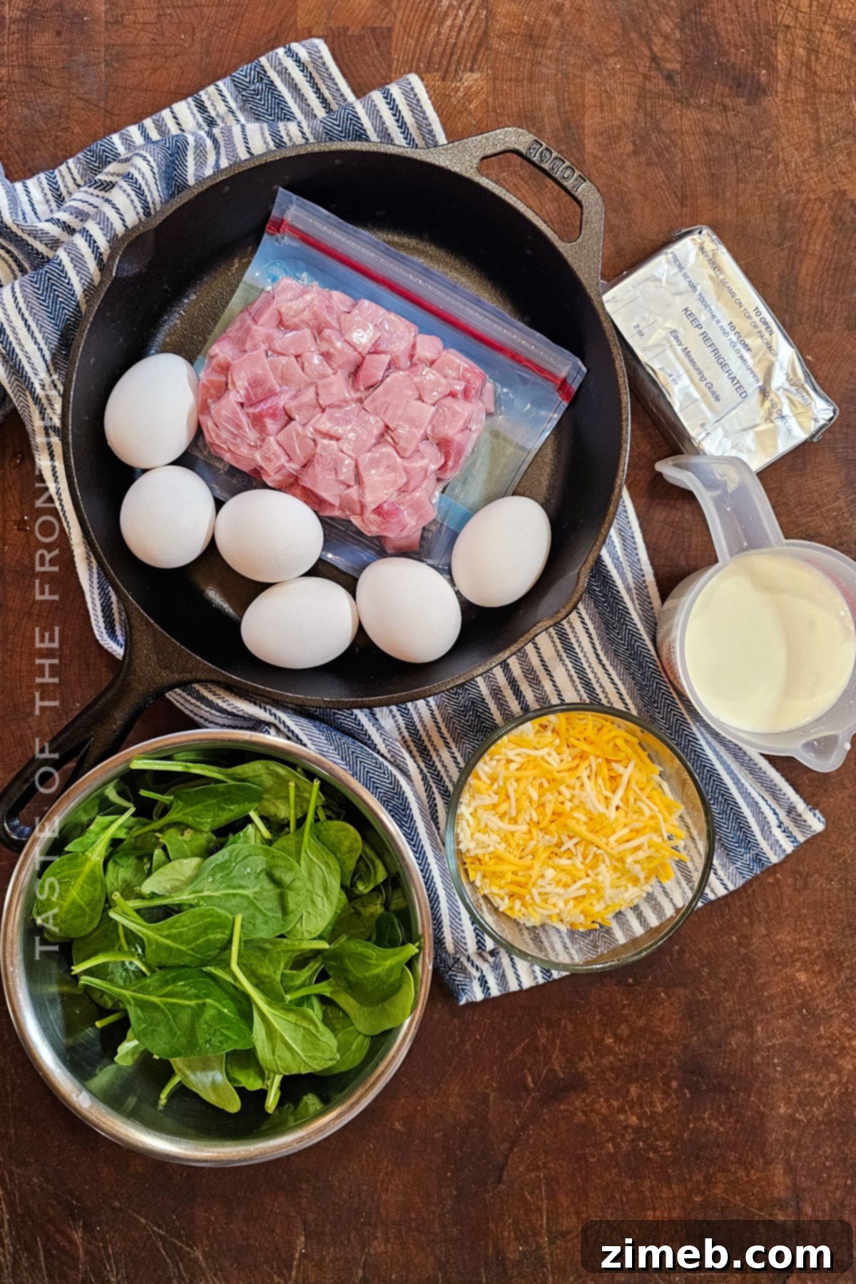 Wholesome Keto Quiche 4 Keto Quiche or Crustless Spinach Quiche ingredients