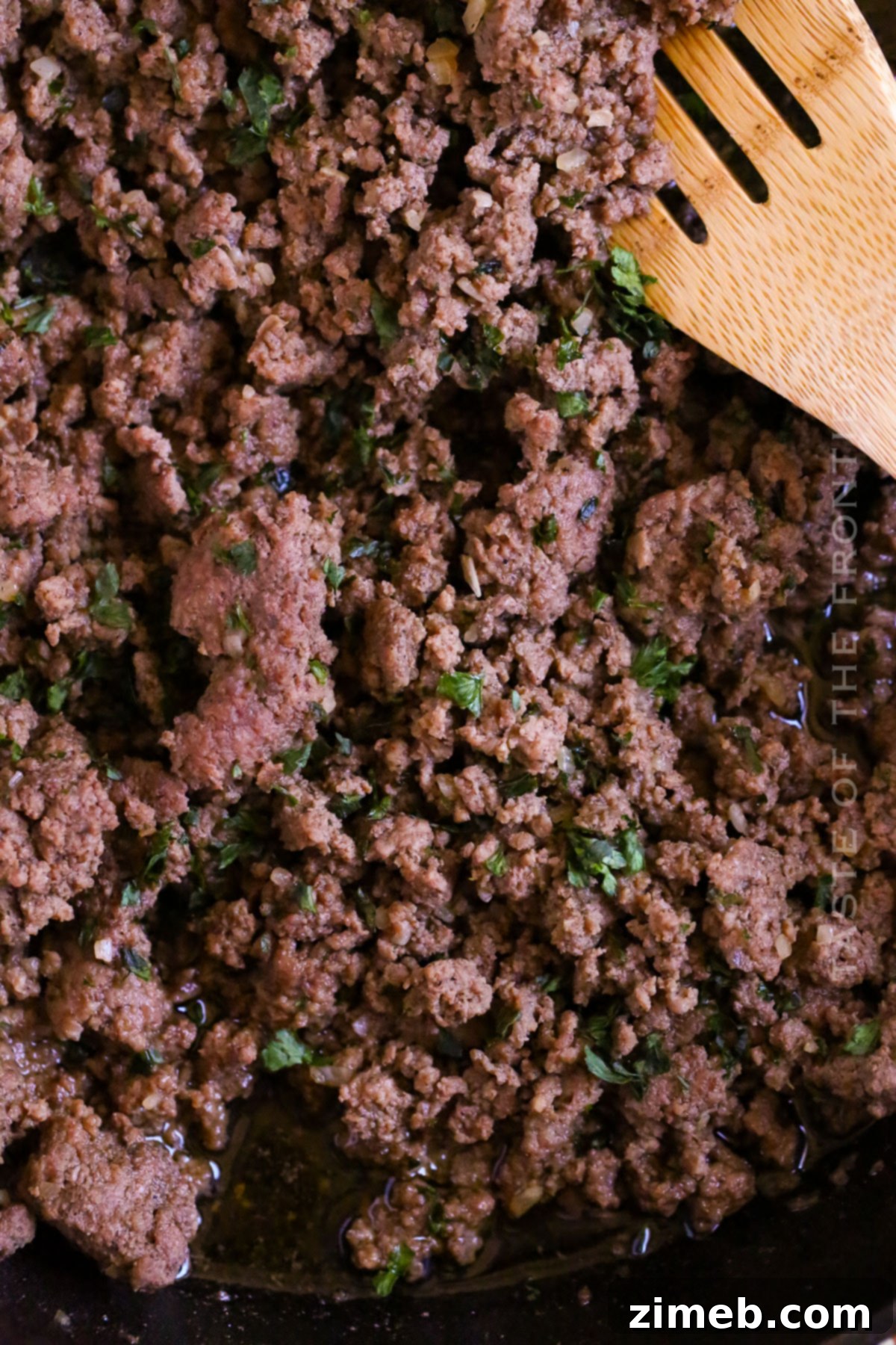 Flavorful Taco Filling 9 Finished Taco Meat ready to serve, a perfect homemade recipe.