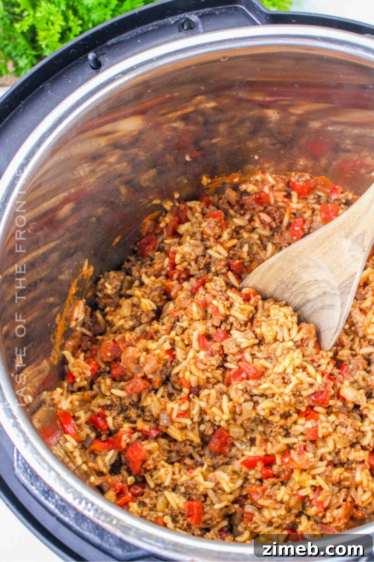 Simple Savory Instant Pot Spanish Rice 6 Easy rice dish in the Instant Pot