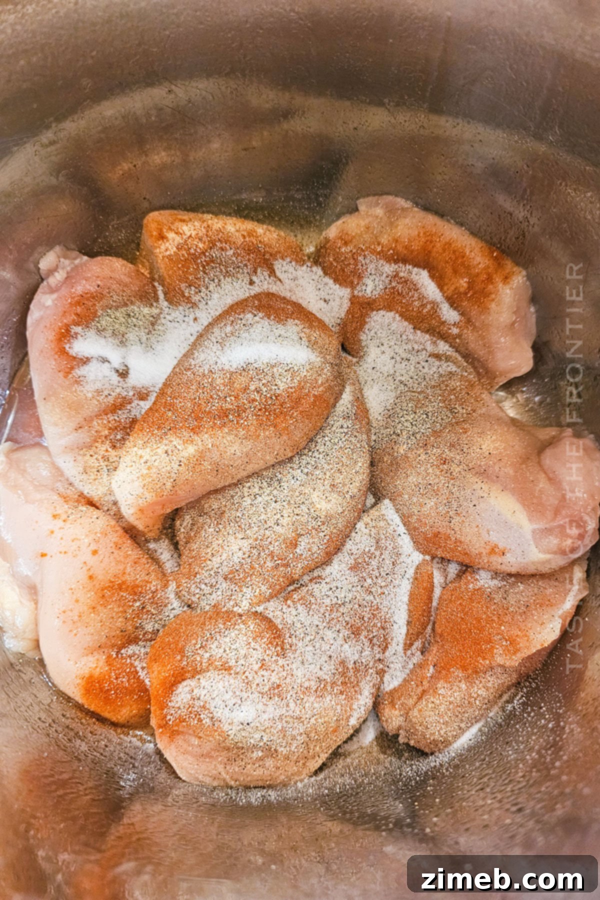 seasoned and ready to cook