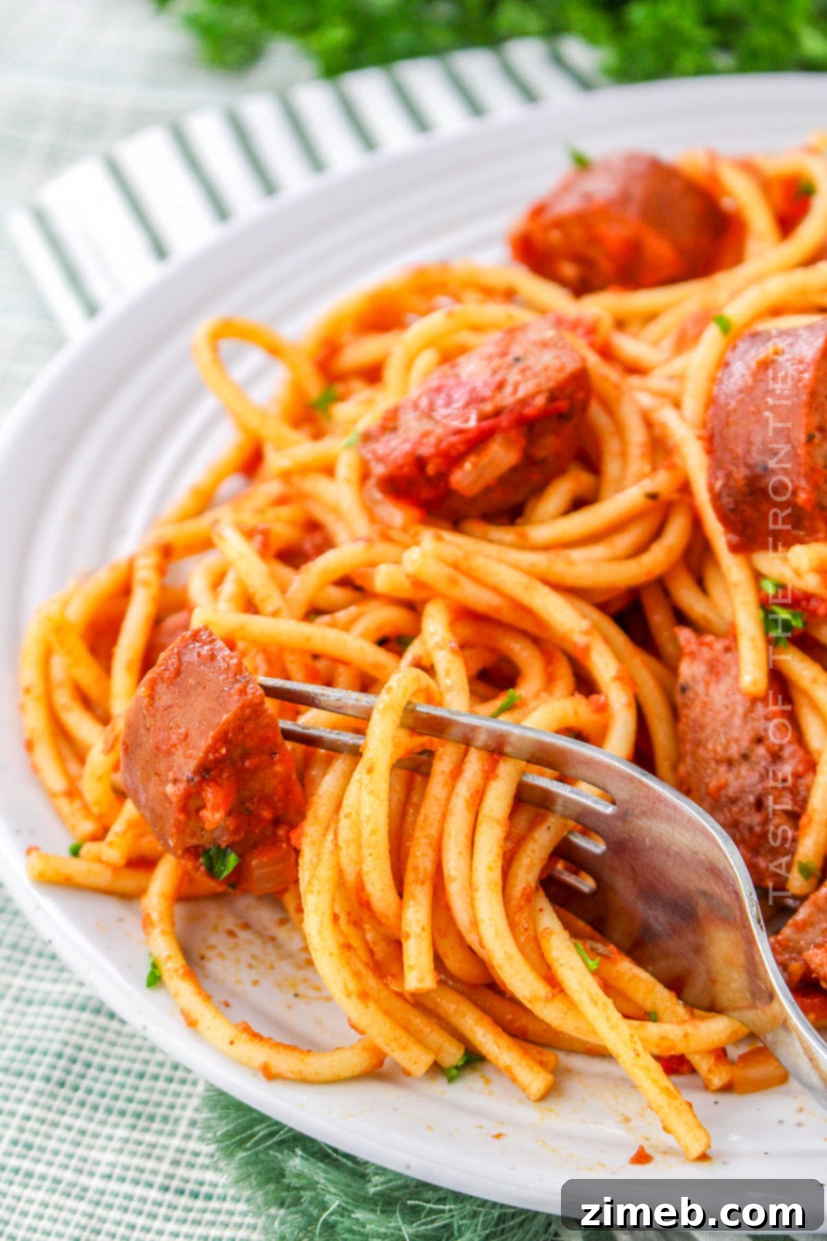 Smoky Cajun Sausage Pasta 2 Cajun Sausage Spaghetti