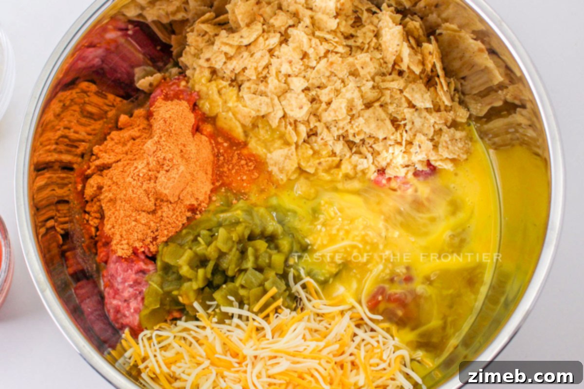 Fiesta Meatloaf 5 How to make Mexican Meatloaf step-by-step