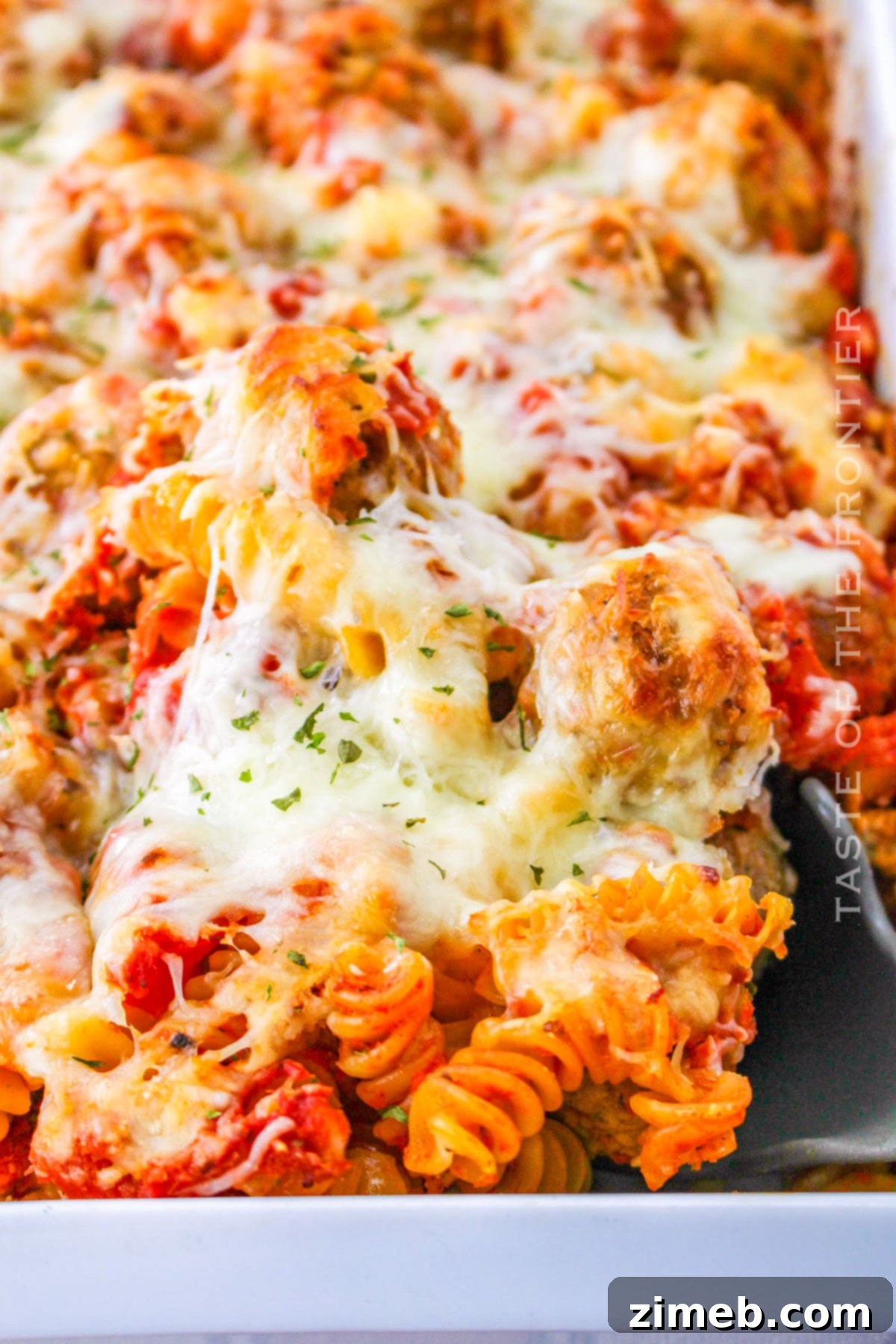 Dump and Bake Meatball Casserole