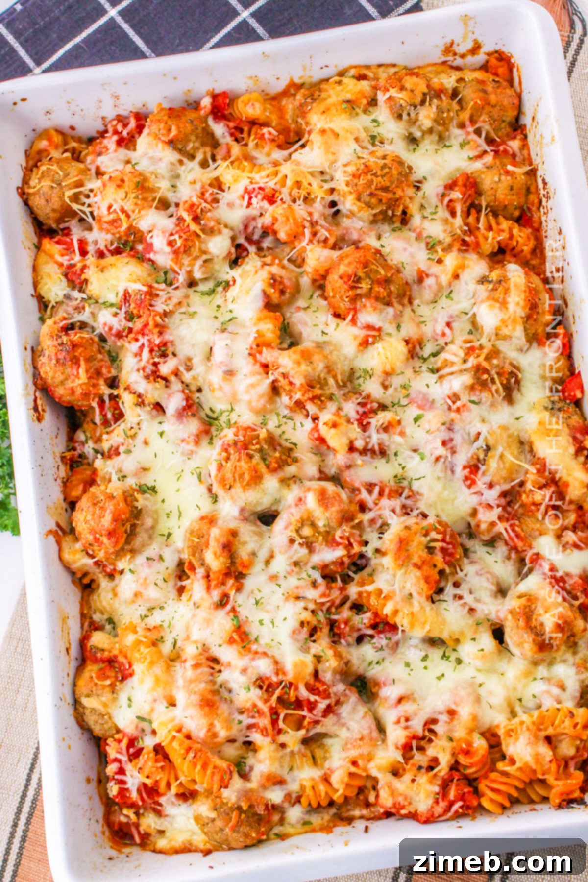 Dump and Bake Meatball Casserole Recipe