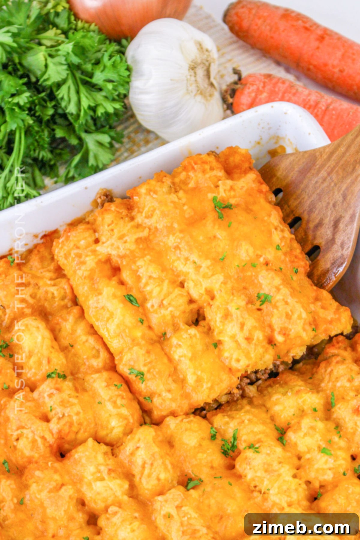 Crispy Tater Tot Shepherd Pie 9 Irish casserole dinner