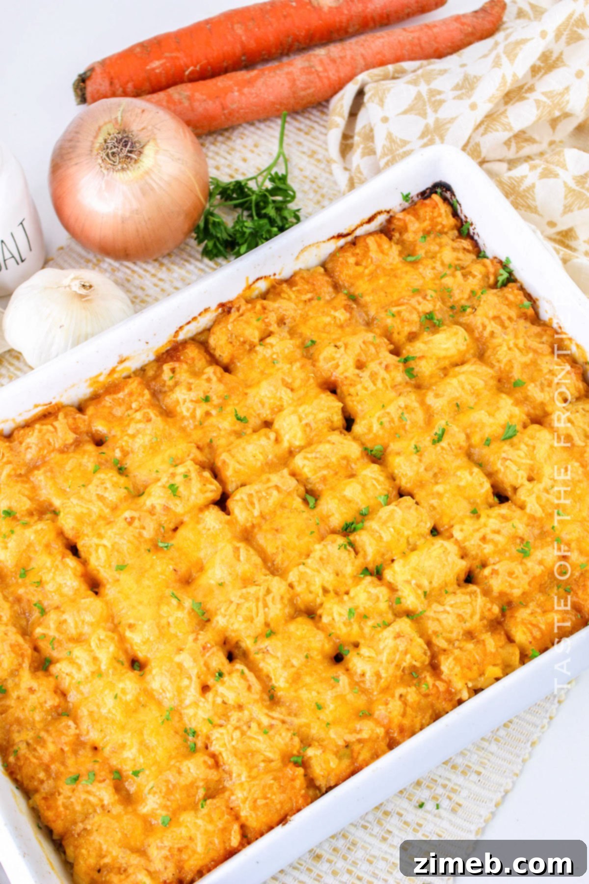 Crispy Tater Tot Shepherd Pie 3 Shepherd Pie made with tater tots