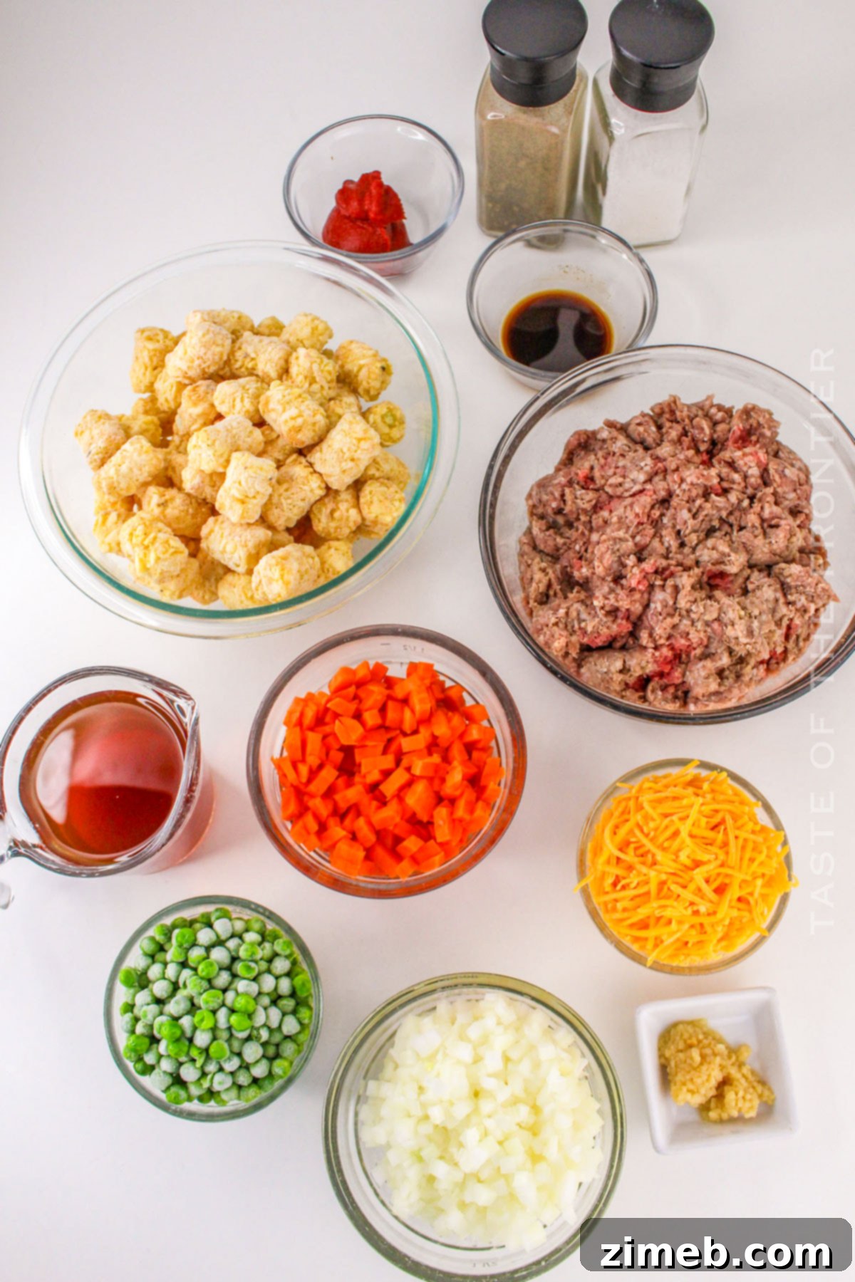 Crispy Tater Tot Shepherd Pie 4 Tater Tot Shepherd Pie ingredients