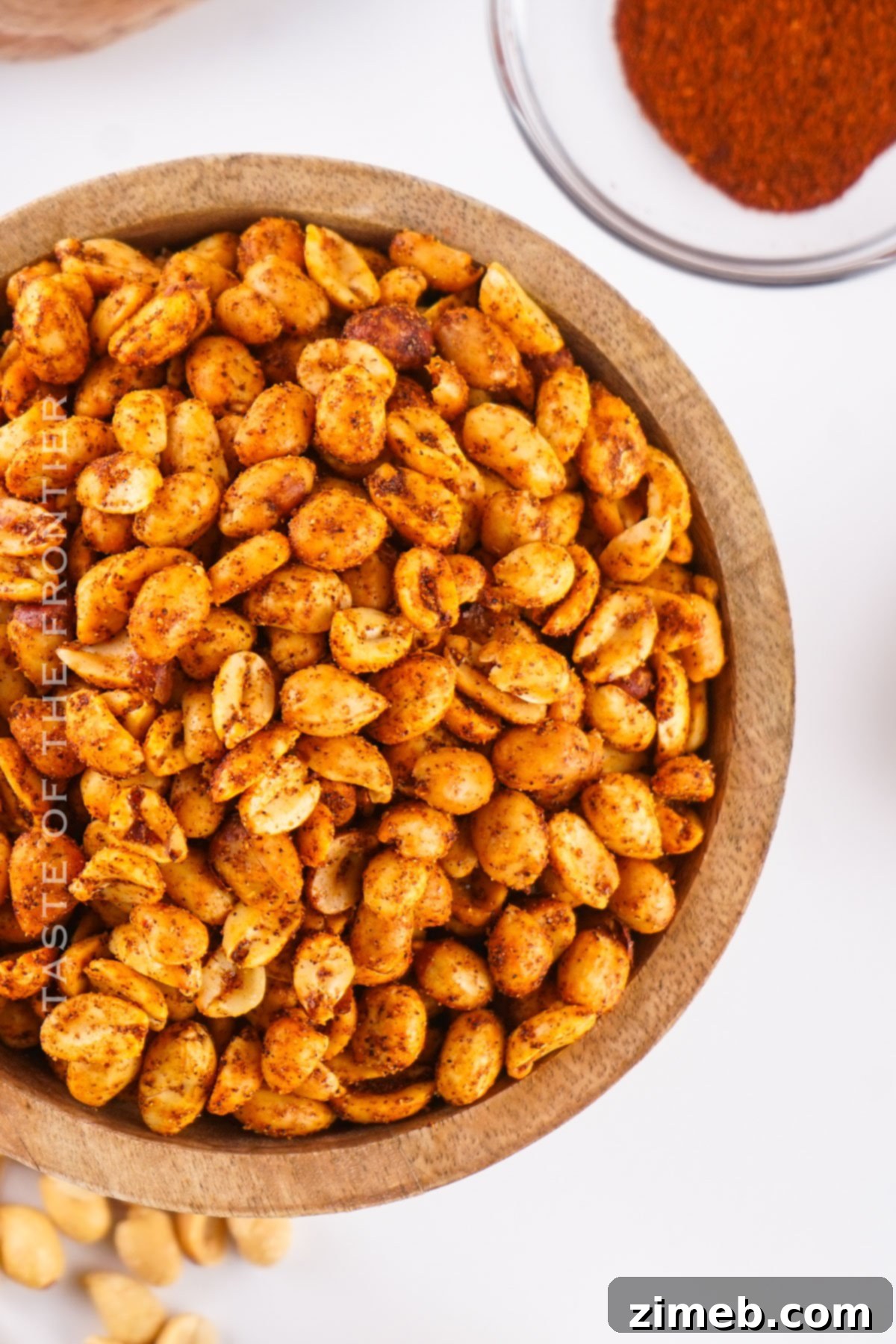 Fiery Roasted Peanuts 15 Easy party snacks featuring homemade spicy peanuts.