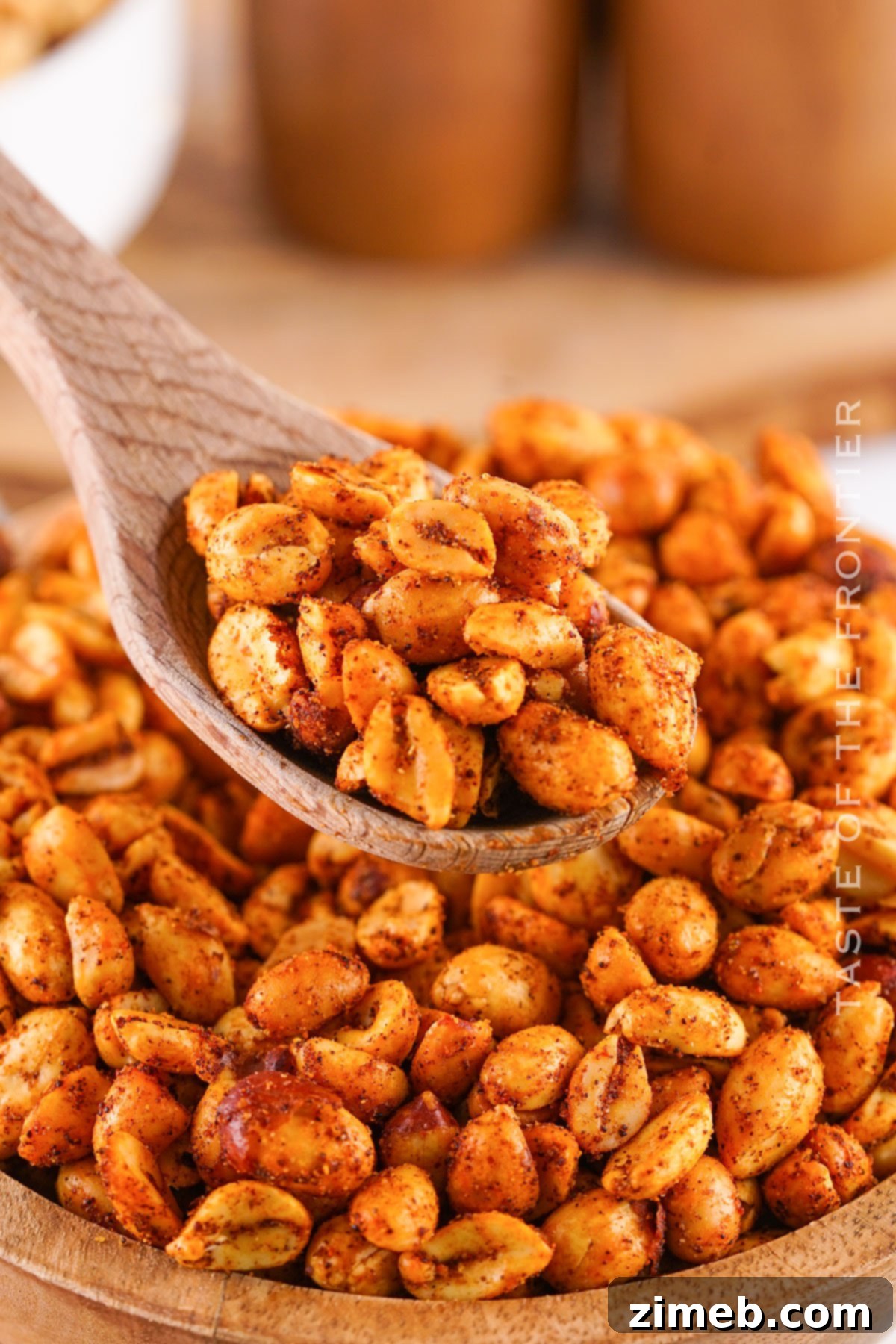 Fiery Roasted Peanuts 16 A simple yet satisfying spicy peanut recipe.