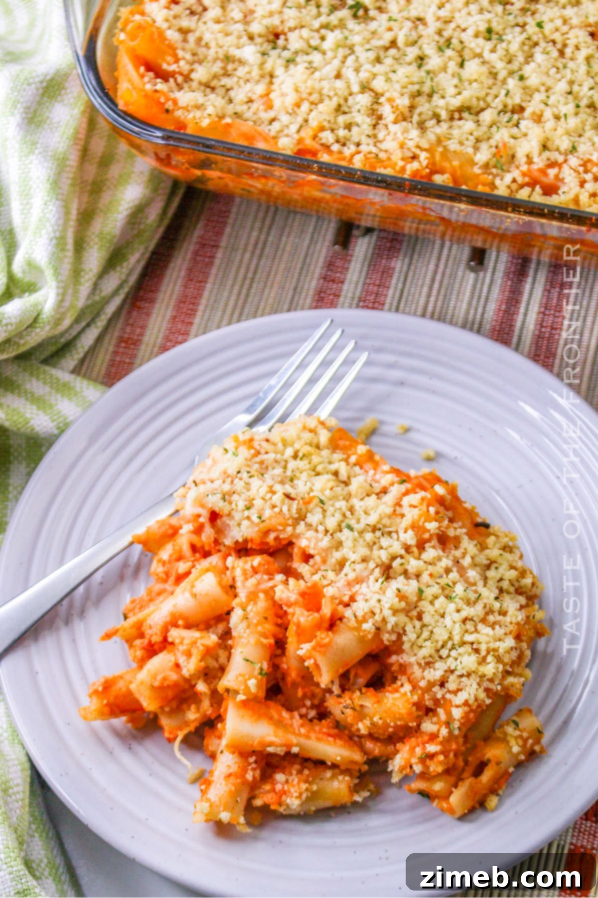 Copycat Five Cheese Ziti al Forno, a perfect family dinner