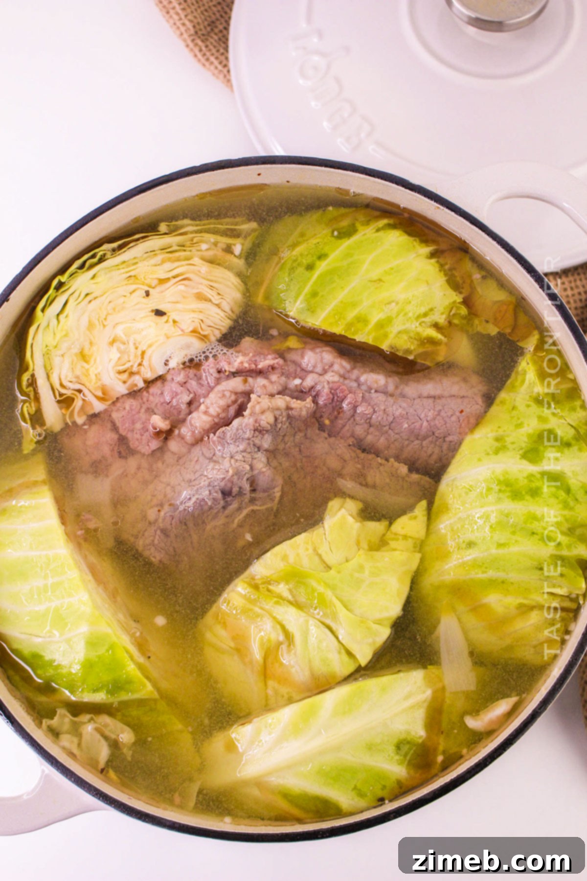 Hearty Dutch Oven Corned Beef and Cabbage Supper 7 stovetop St. Patrick's Day meal