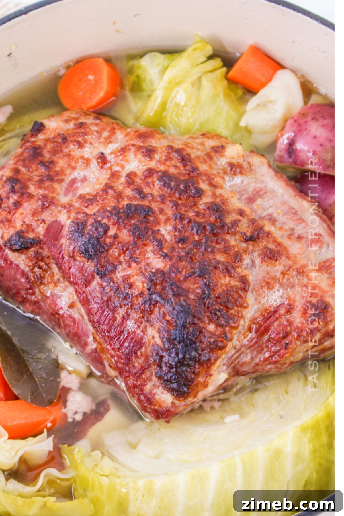 Hearty Dutch Oven Corned Beef and Cabbage Supper 9 Irish dinner