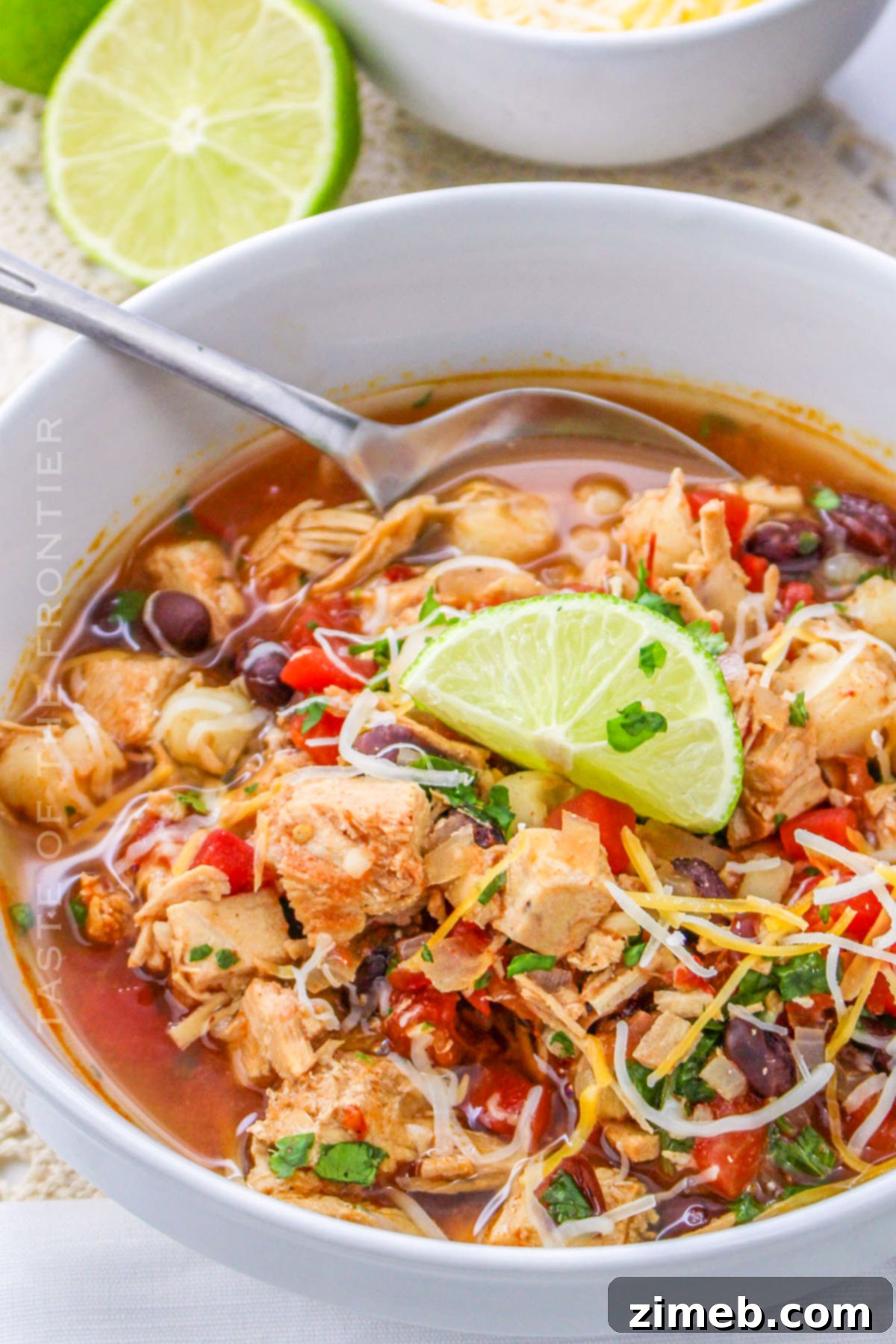Restaurant-Style Chilis Southwest Chicken Soup 3 Slow Cooker Chili's Southwest Chicken Soup