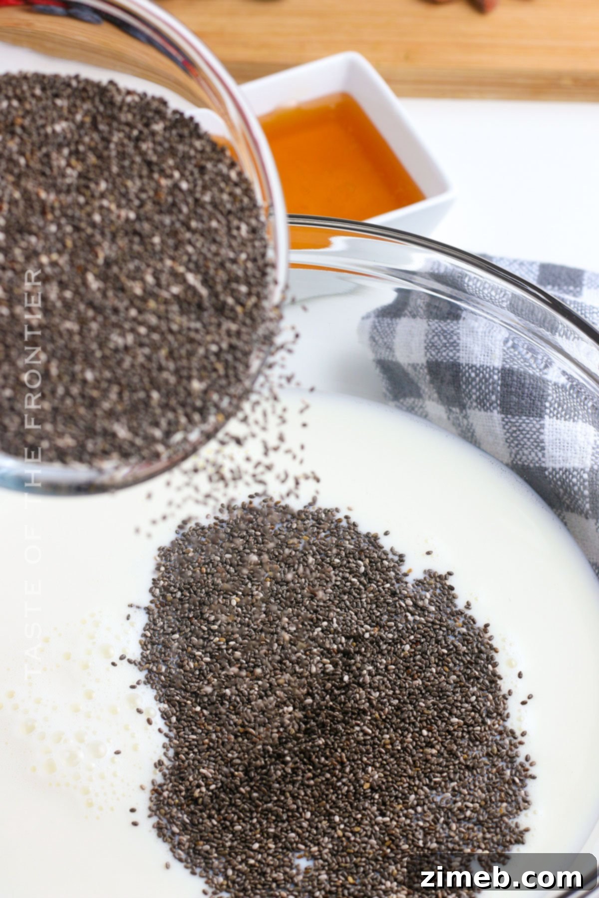 How to make Chia Seeds Pudding step by step