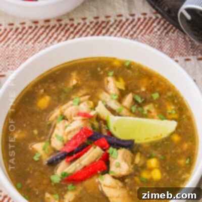 Southwestern Green Chile Chicken Soup 15 Green Chile Chicken Soup