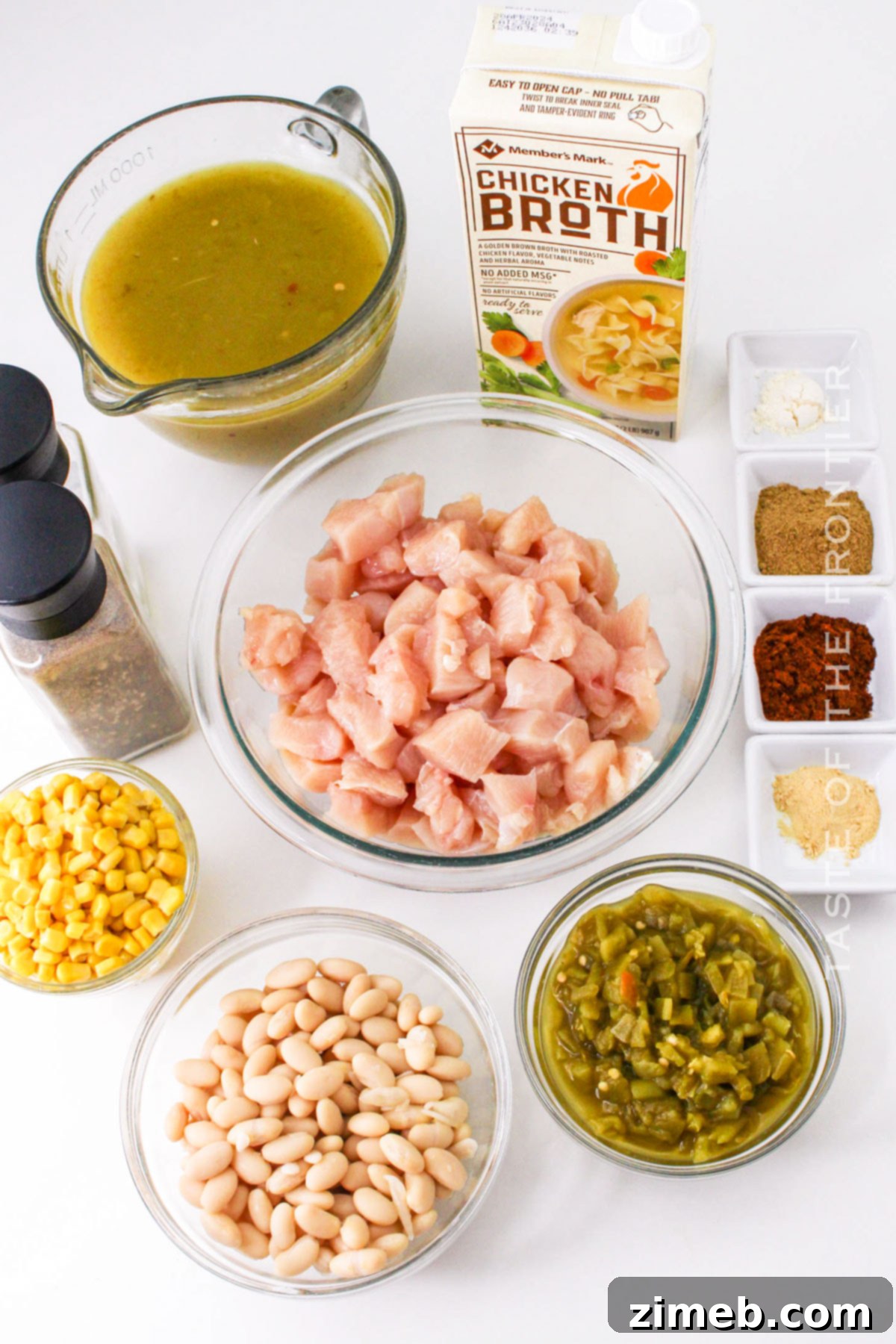 Southwestern Green Chile Chicken Soup 4 Green Chile Chicken Soup ingredients