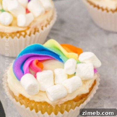 Rainbow Cupcakes