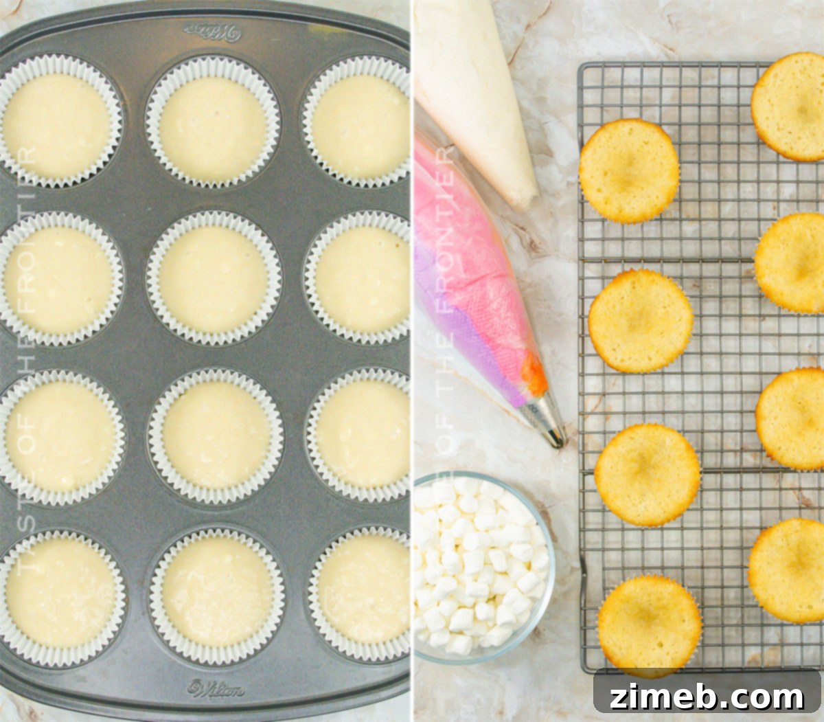 how to make Rainbow Cupcakes