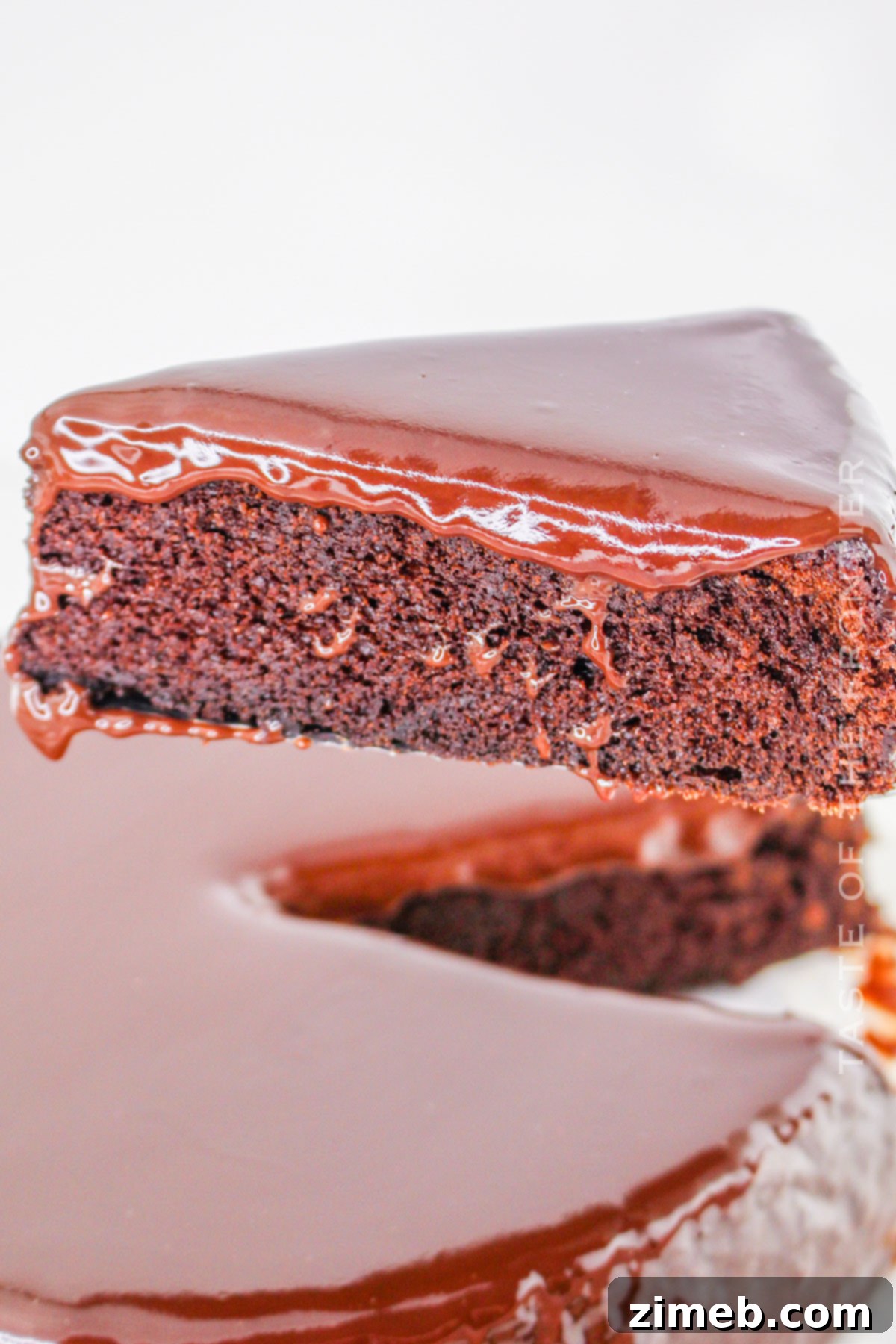 Decadent Chocolate Fudge Cake with rich ganache