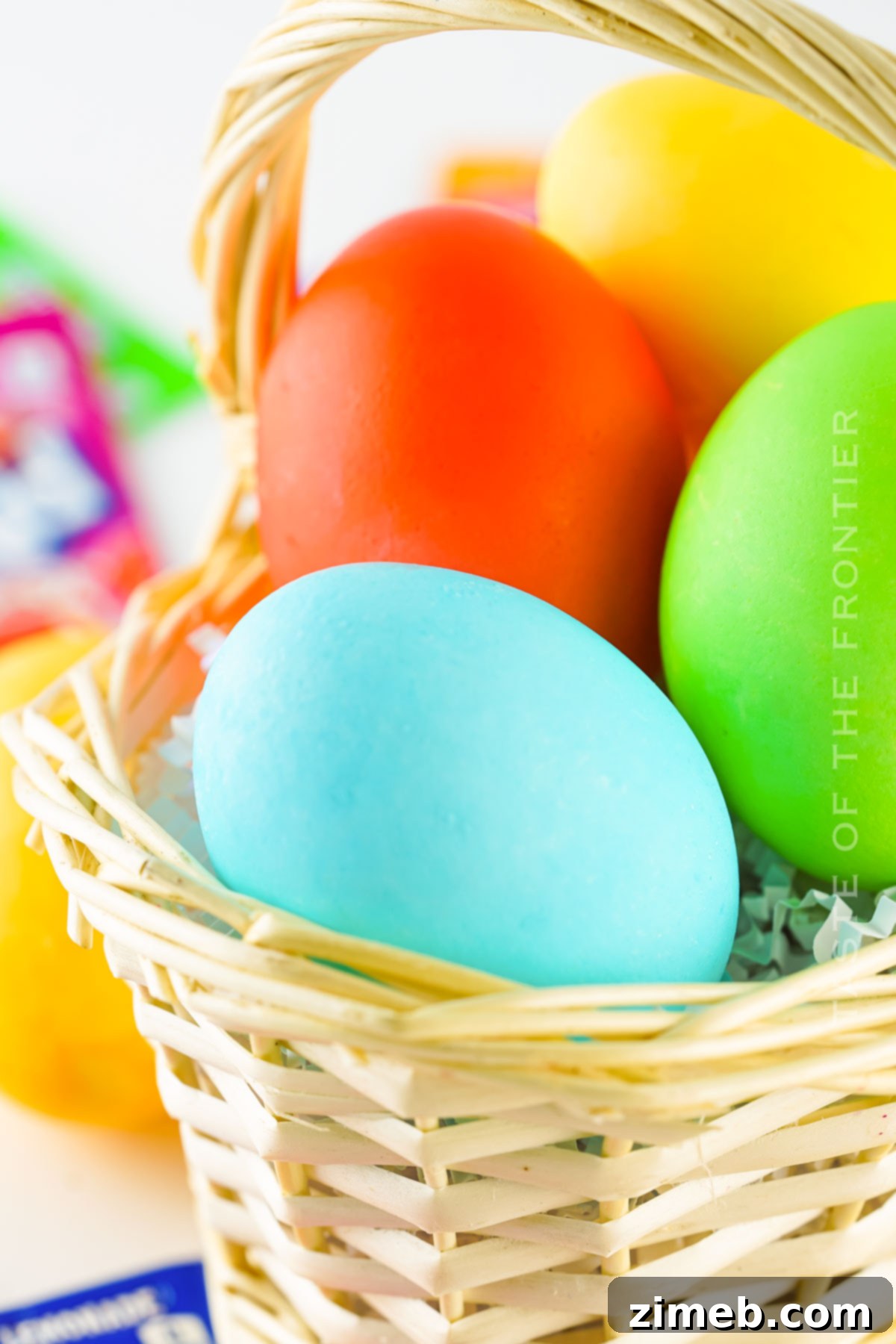 Vibrant Kool-Aid Eggs 11 colored eggs for Easter
