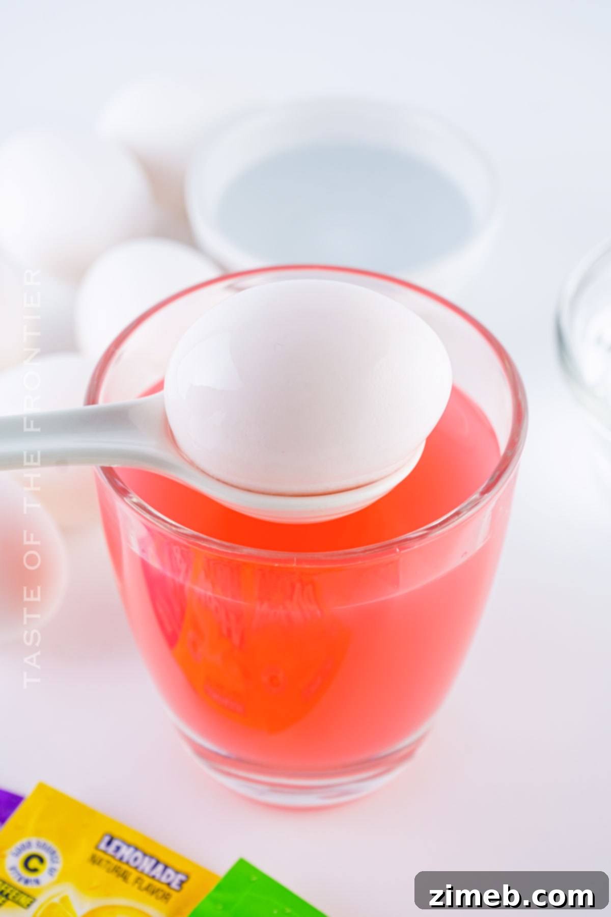 Vibrant Kool-Aid Eggs 7 how to make Kool-Aid Dyed Eggs