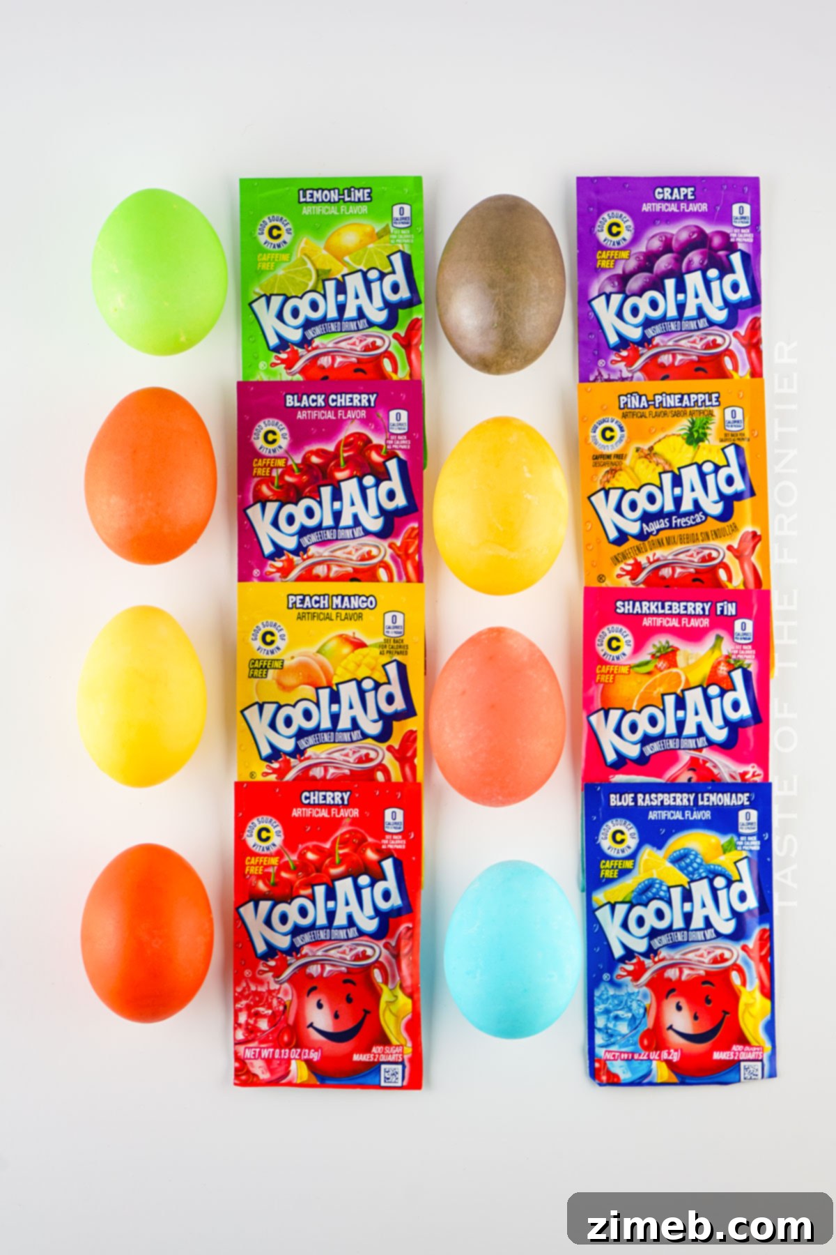 Vibrant Kool-Aid Eggs 8 egg color options