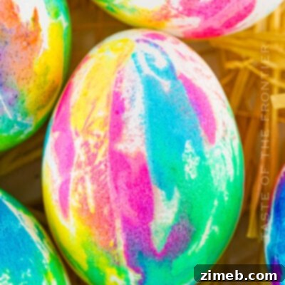 Tie Dyed Easter Eggs