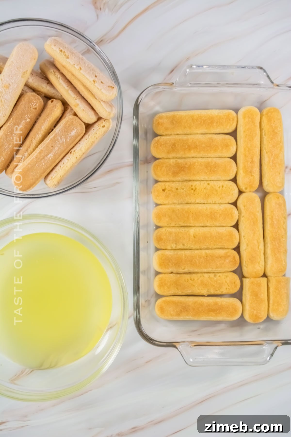 Zesty Limoncello Tiramisu 5 how to assemble Limoncello Tiramisu