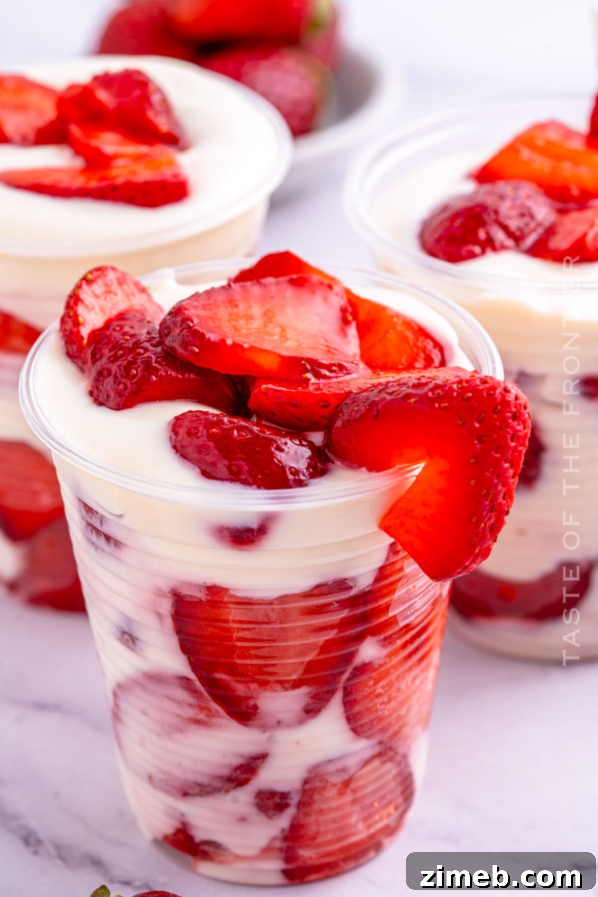 Strawberries and Cream 2 Crema con Fresas