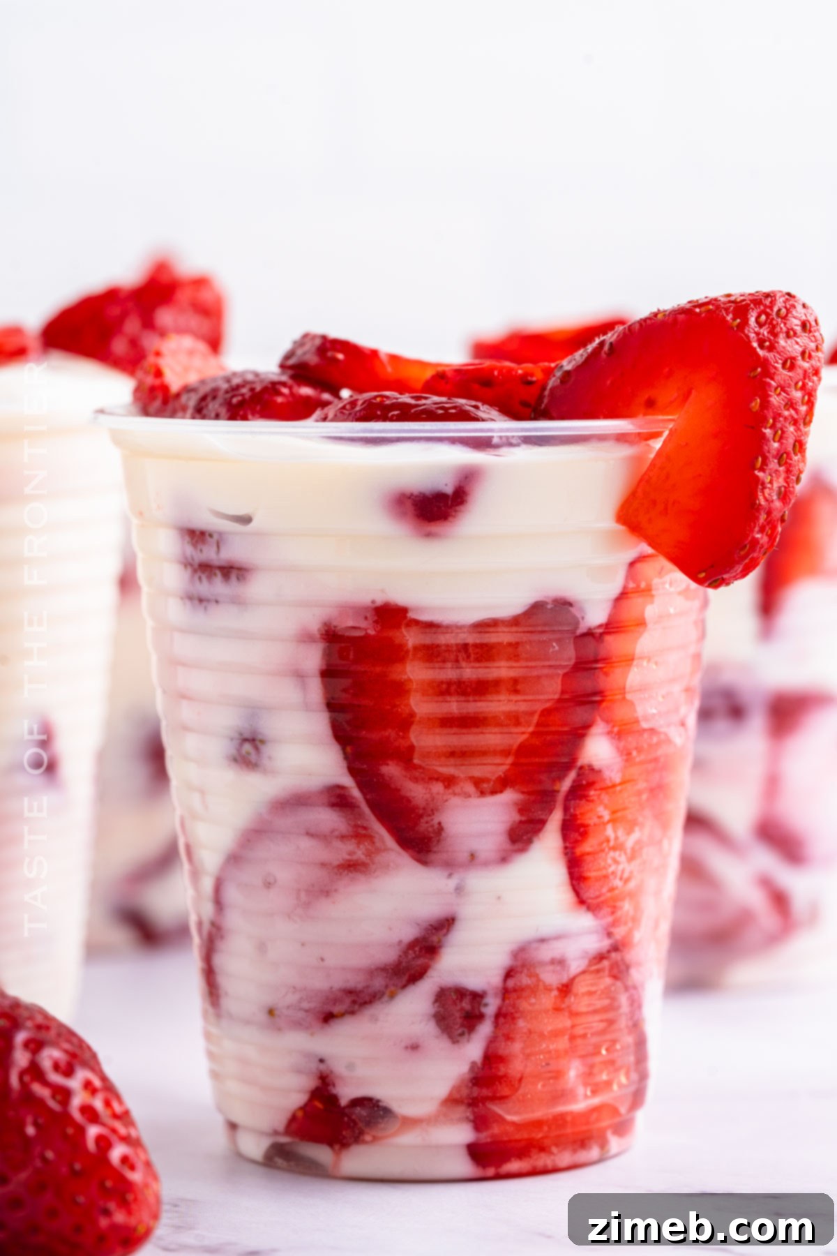 Strawberries and Cream 13 Crema con Fresas recipe