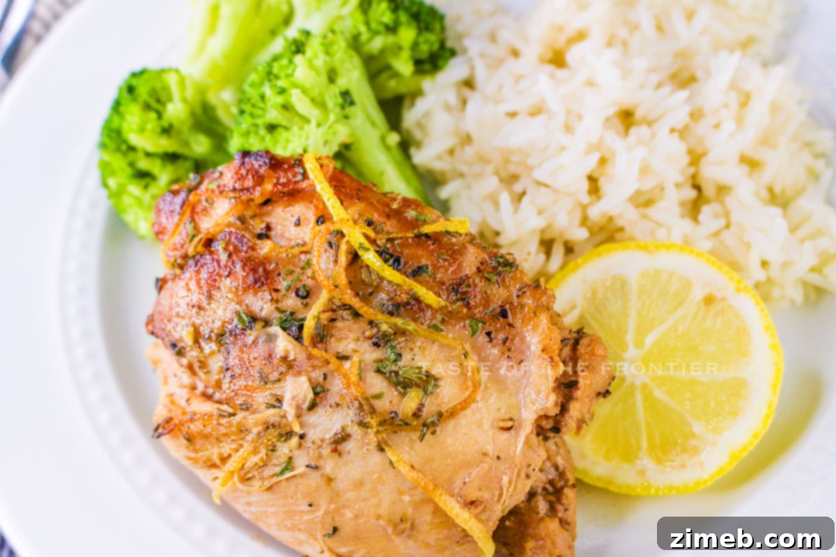 Crock Pot Lemon Pepper Chicken 8 Easy weeknight chicken dinner in a Crock Pot
