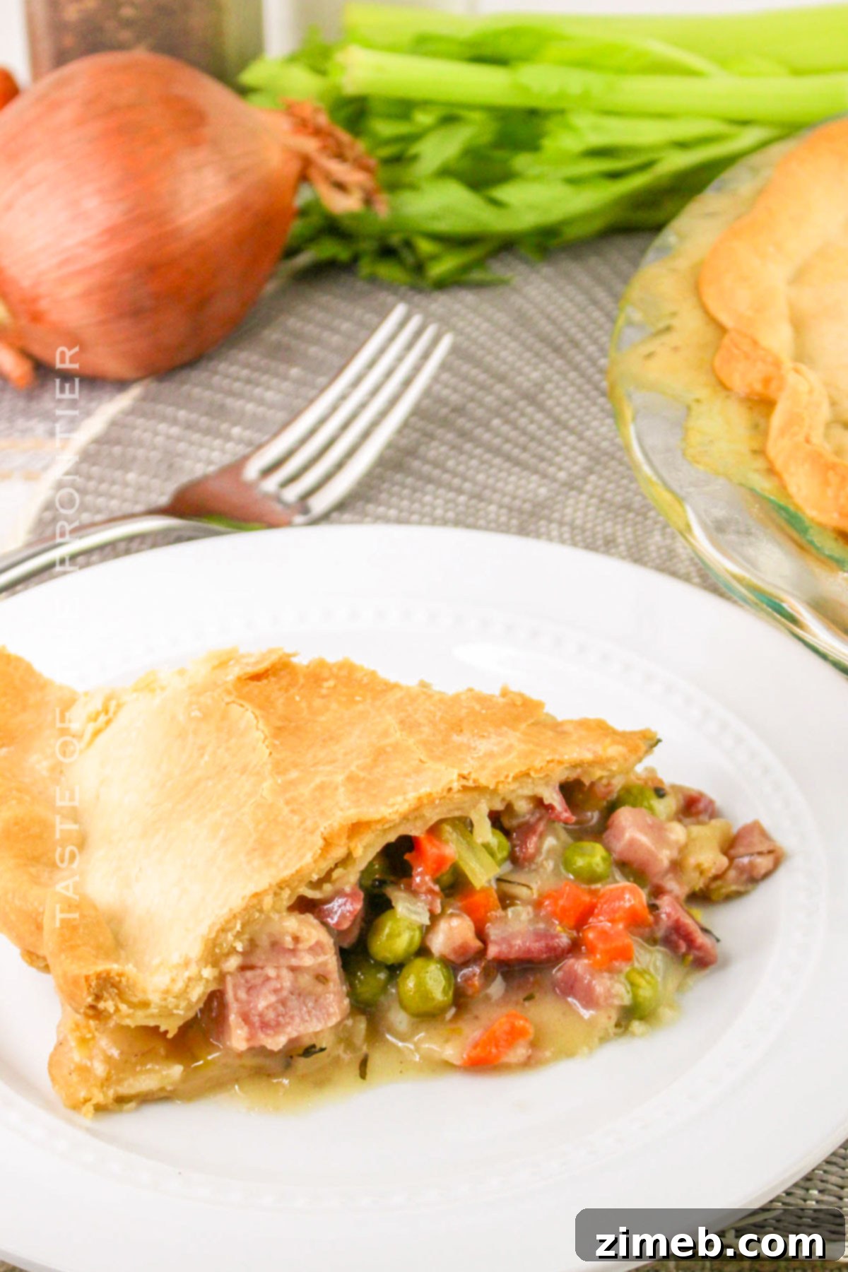 Leftover ham recipe - Ham Pot Pie