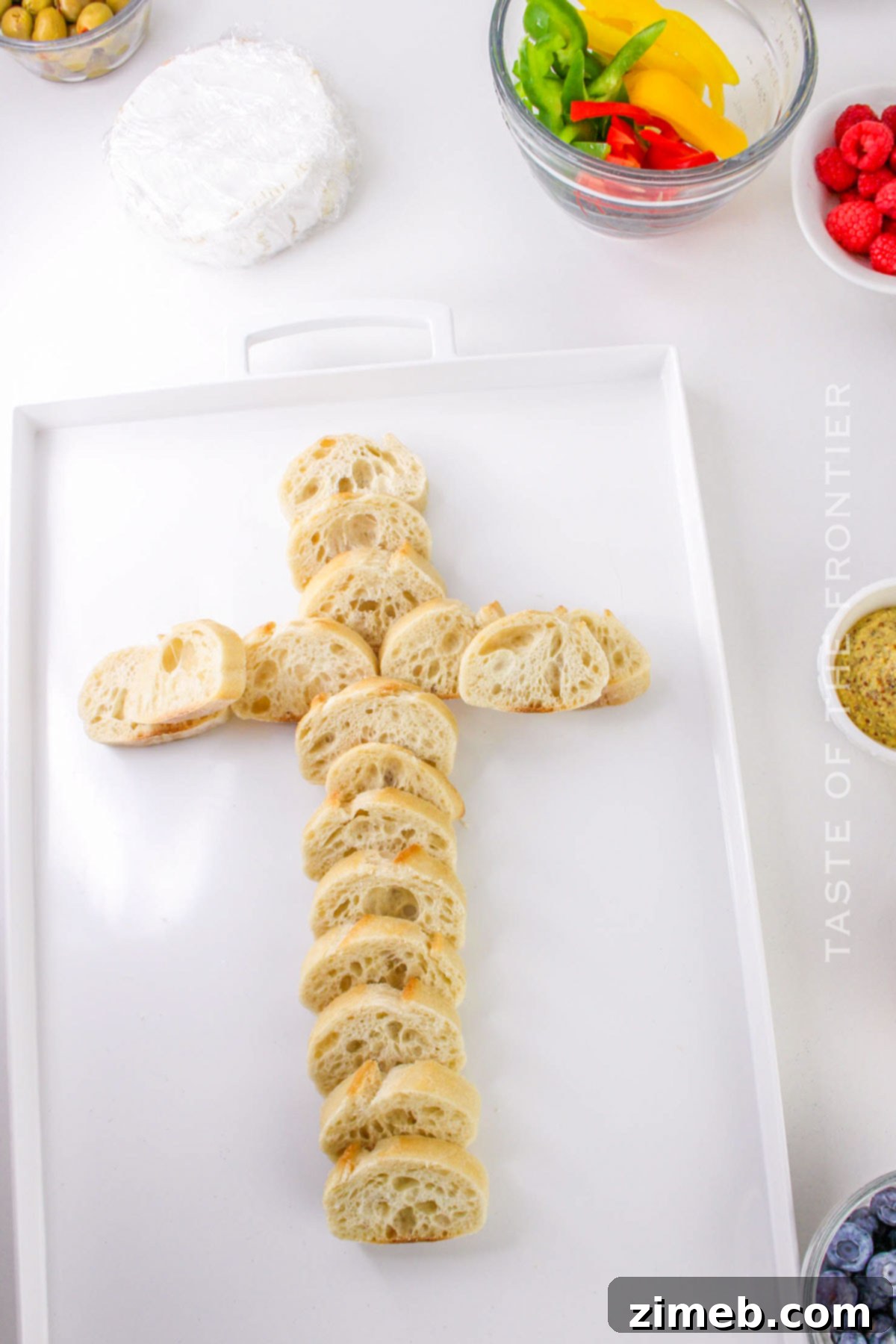 assemble the snack board