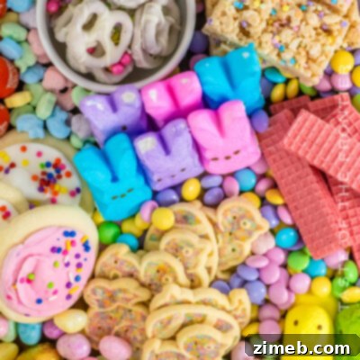 Easter Candy Charcuterie Board