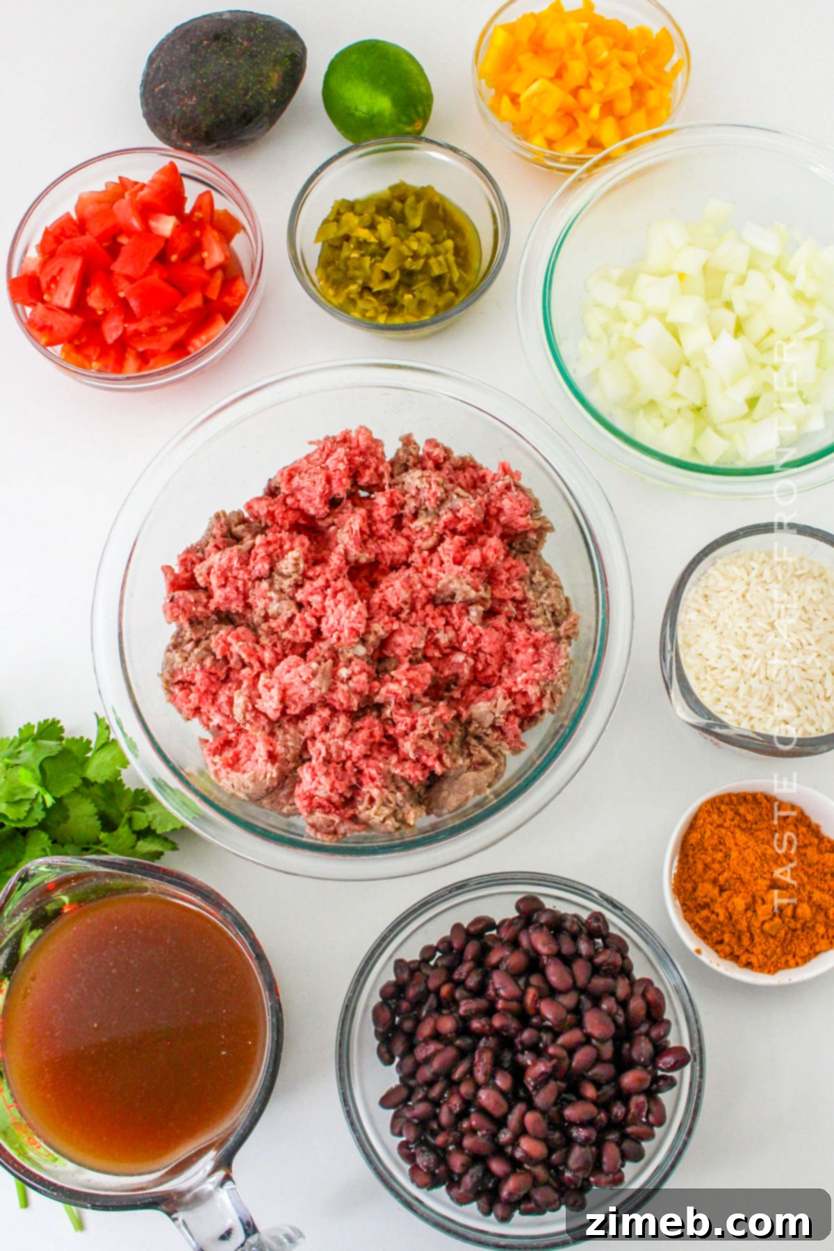 Fiesta Beef and Rice Skillet 4 Ingredients for Mexican Beef and Rice Skillet - Fresh and simple