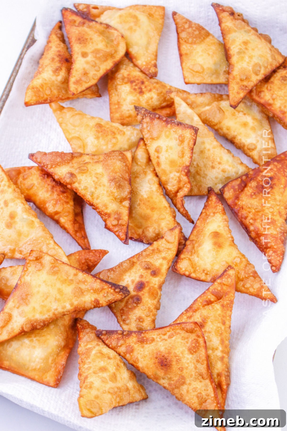 Golden Jalapeño Wonton Bursts 8 fried wontons