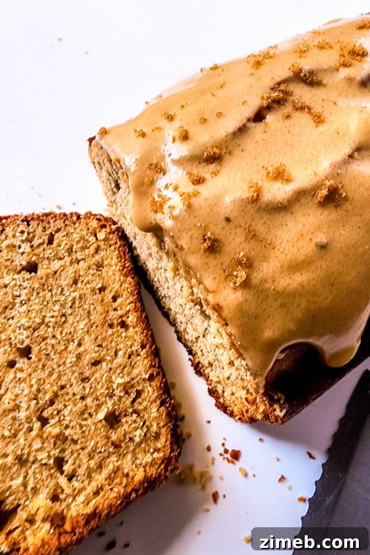 Golden Brown Butter Pound Cake 15 Slice of Brown Butter Pound Cake on a plate