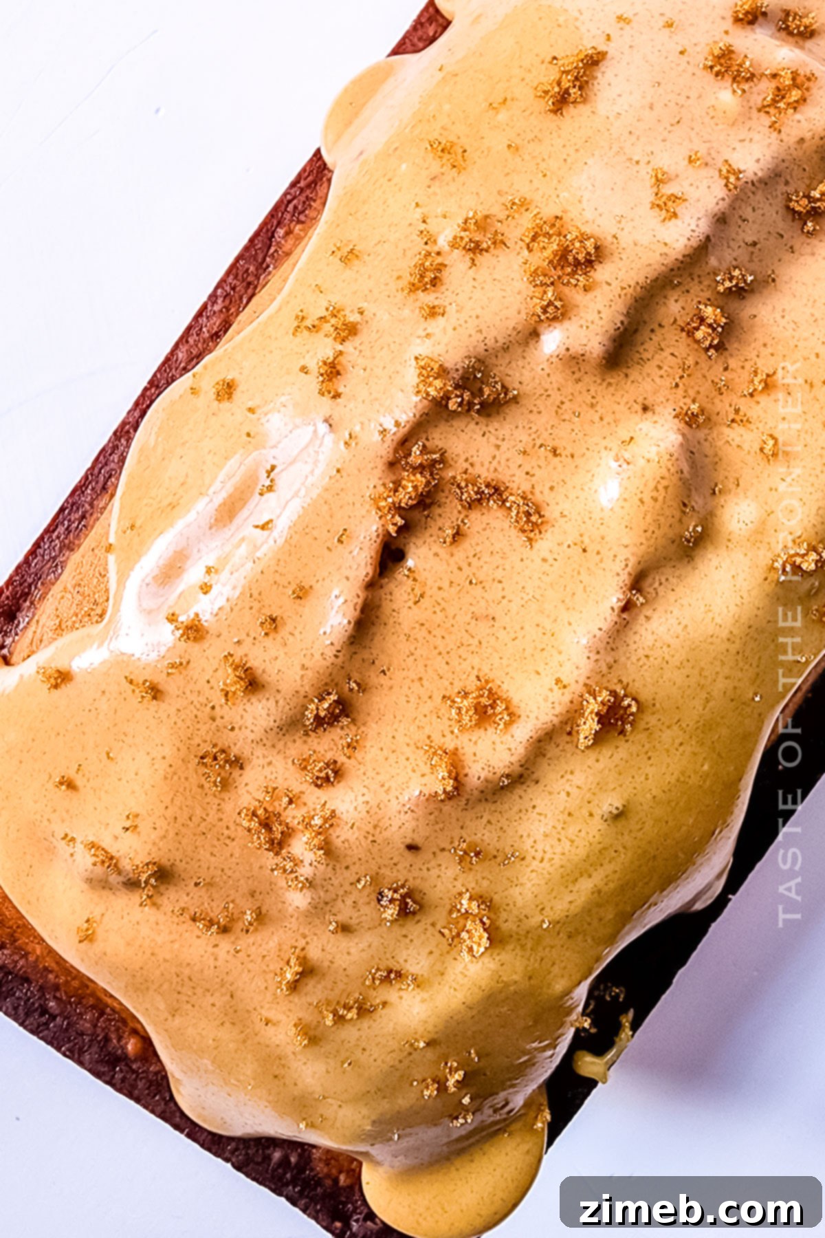 Golden Brown Butter Pound Cake 3 Frosted Brown Butter Pound Cake slice