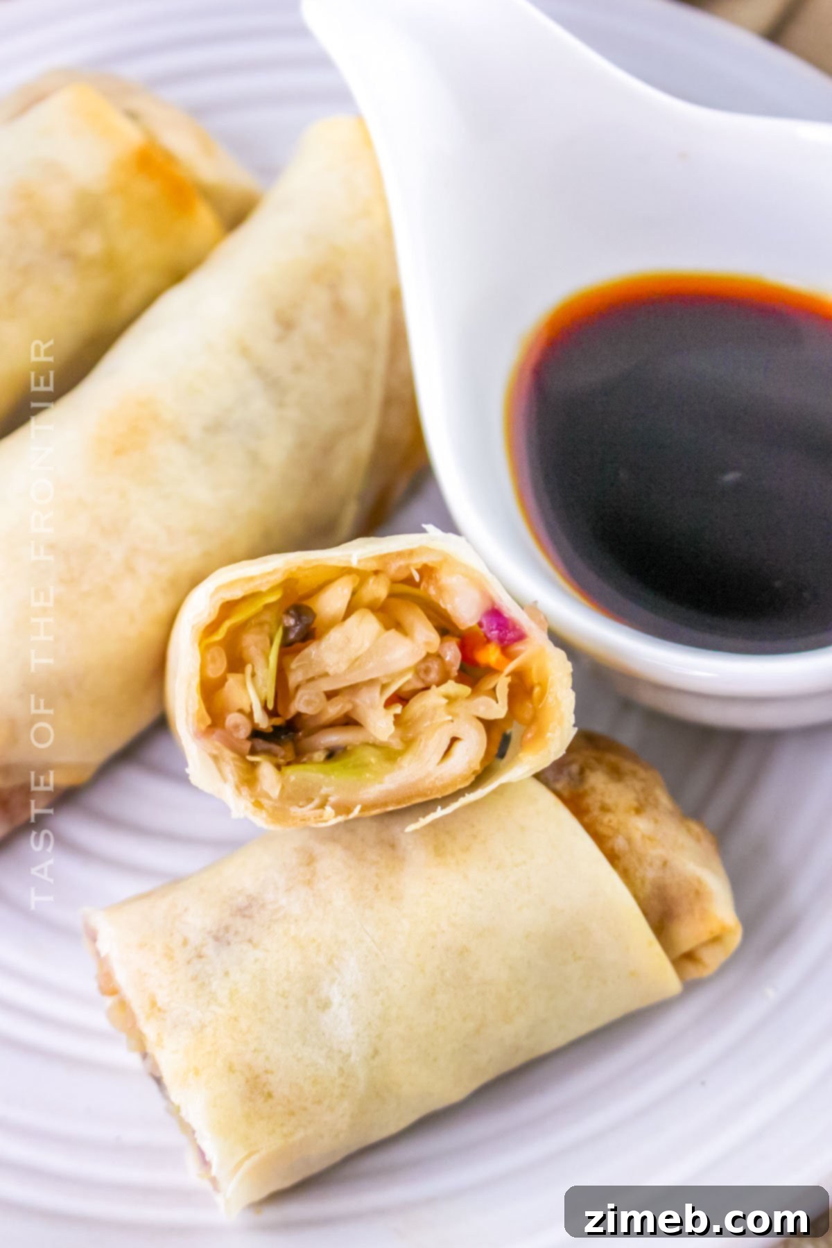 Crispy Air-Fried Spring Rolls 14 make spring rolls - so easy