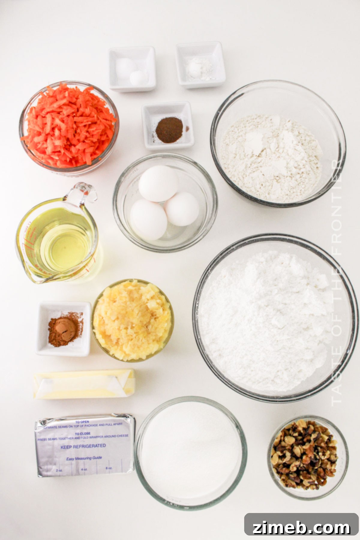 Tropical Carrot Cake 4 Ingredients for Carrot Cake with Pineapple