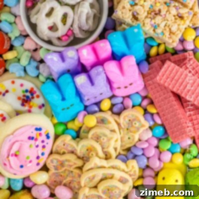 Spring Blossom Board 9 Easter Candy Charcuterie Board