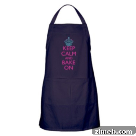 Keep Calm and Bake On Apron for Mother's Day
