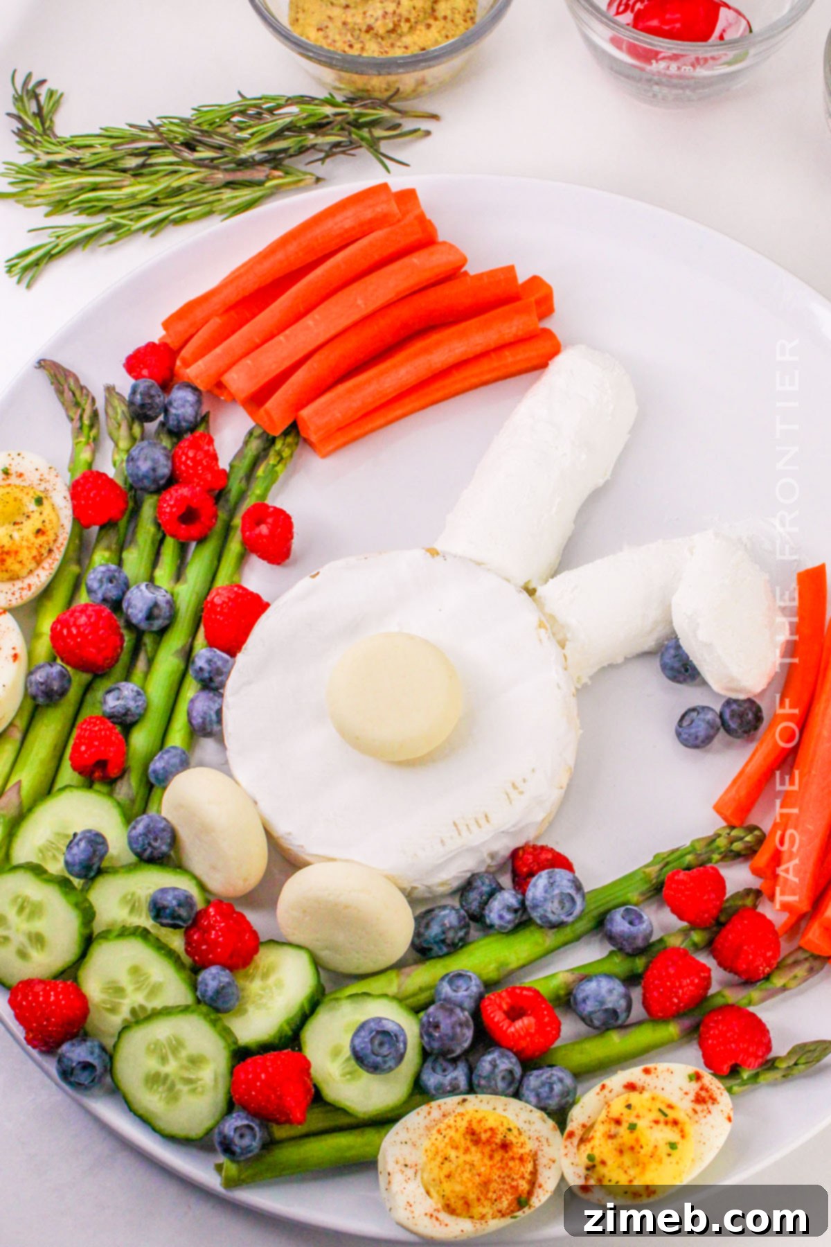 Hoppy Easter Graze Board 6 how to make Easter Bunny Charcuterie Board