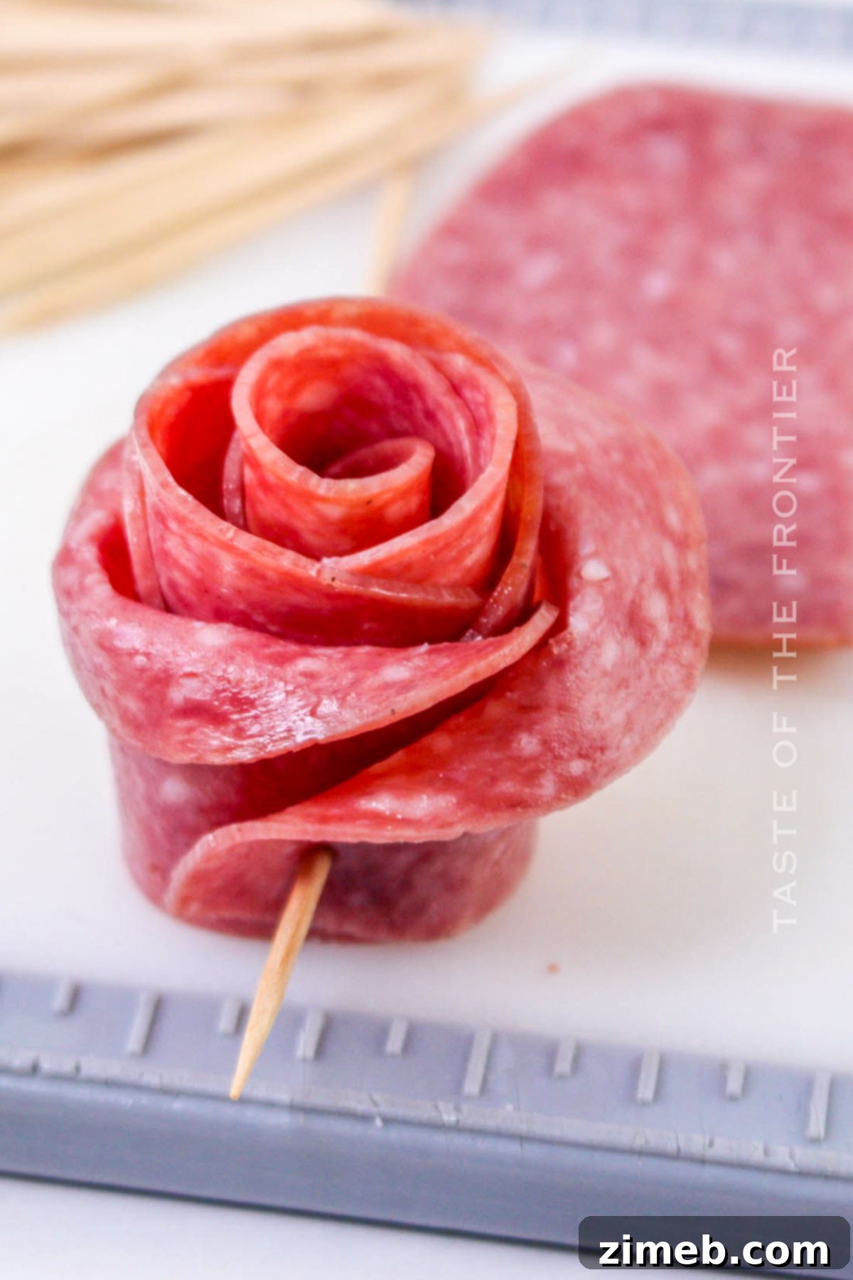 Hoppy Easter Graze Board 7 roses from lunch meat